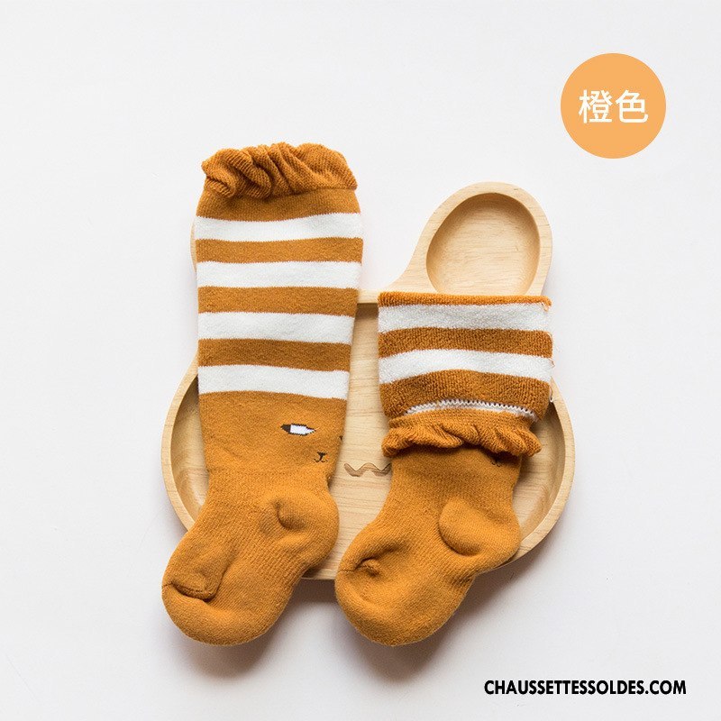 Chaussettes Mi Hautes Garçon Renforcé Coton Bio Bébé L'automne Hiver Le Nouveau Bleu