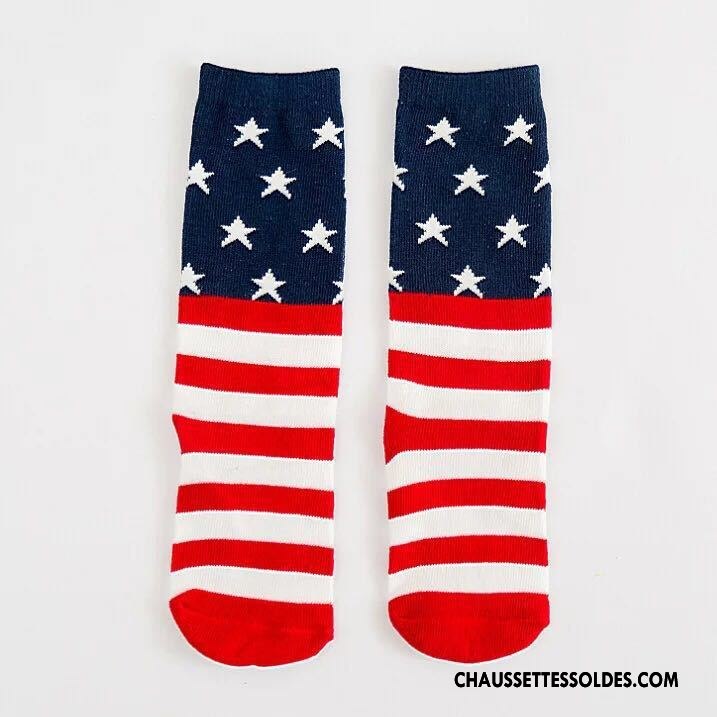 Chaussettes Mi Hautes Garçon Respirant Enfant 100% Coton Milieu Créatif Charmant Marron / Brun