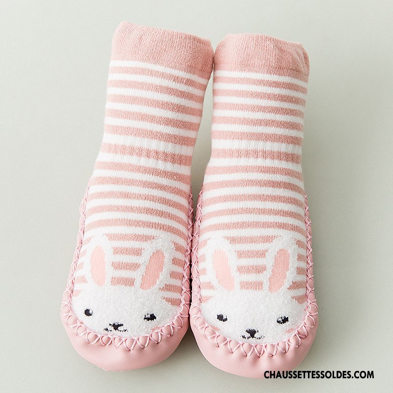 Chaussettes Mi Hautes Garçon Terry Bébé Thermiques Enfant L'automne Petit Gris