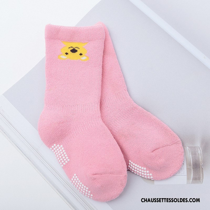 Chaussettes Mi Hautes Garçon Ultra Nouveau Antidérapant Longue Terry Bébé Bleu