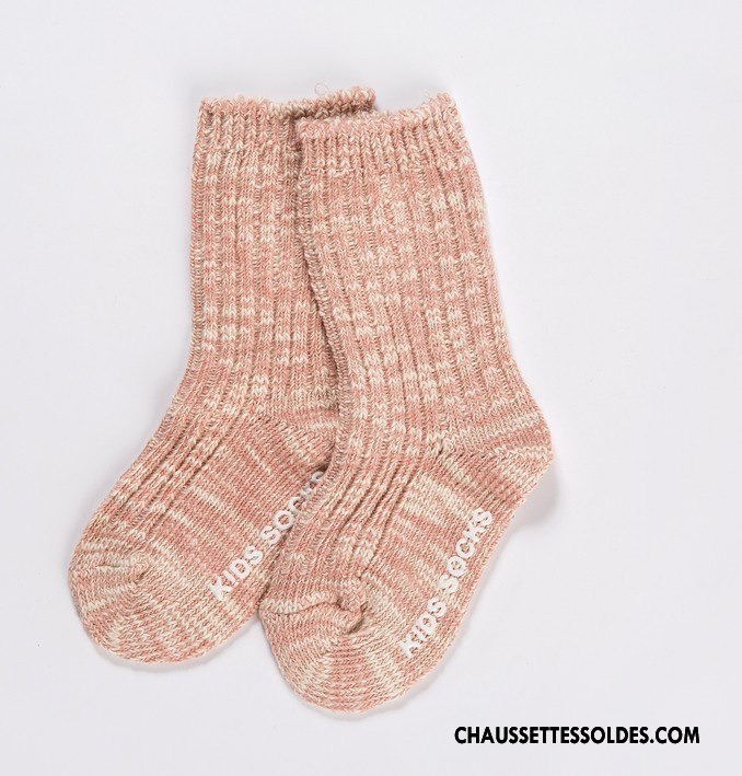Chaussettes Mi Hautes Garçon Yarn Enfant De Laine Coton Bio Petit L'automne Jaune