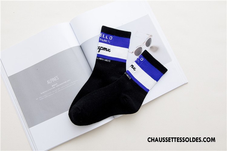 Chaussettes Mi Hautes Homme 100% Coton Lovers Le Nouveau Hiver Chaussette Courte Coton Bio Gris