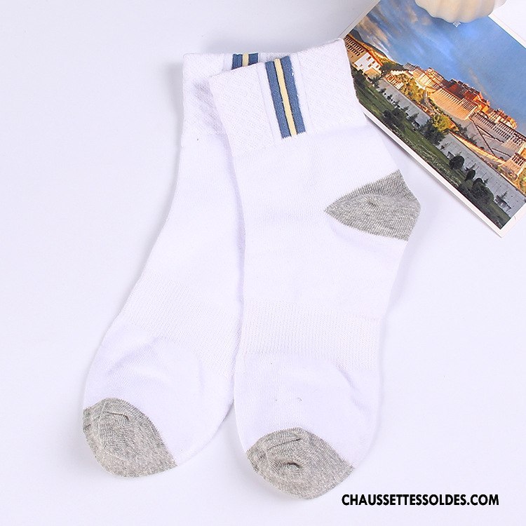 Chaussettes Mi Hautes Homme Anti-odeur Coton Bio Mouvement Hiver Basket 100% Coton
