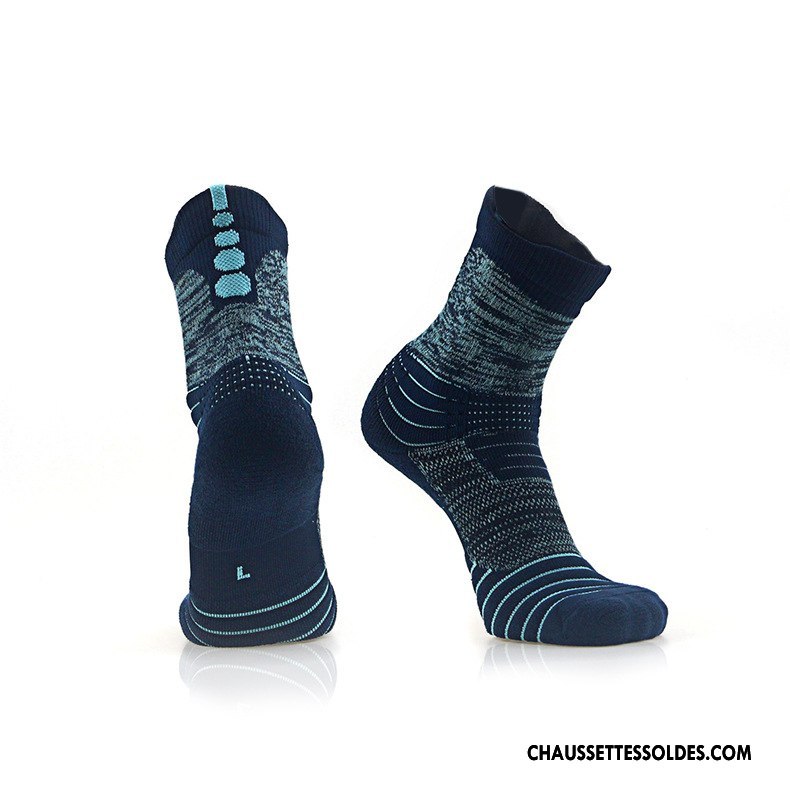 Chaussettes Mi Hautes Homme Basket Mouvement Le Nouveau Casual Coton Chaussette Courte Noir