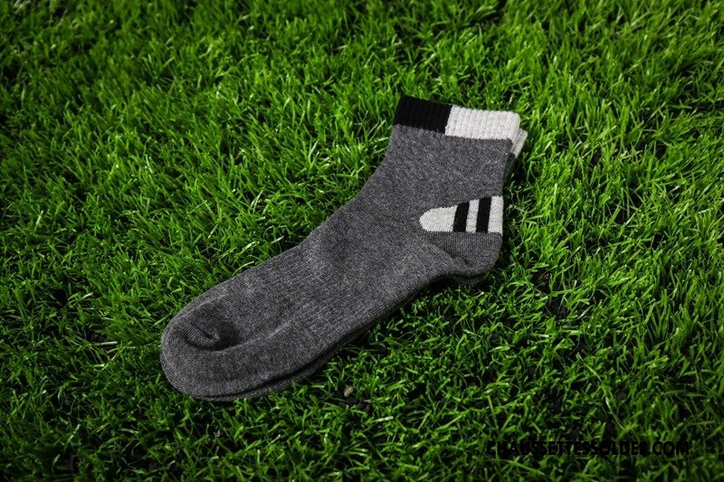 Chaussettes Mi Hautes Homme Basket Mouvement Milieu L'automne Le Nouveau De Plein Air Gris
