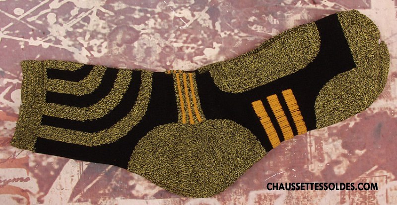Chaussettes Mi Hautes Homme Basket Randonnée Chaussettes En Coton Escalade Anti-odeur Mouvement Gris