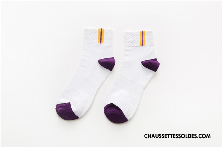 Chaussettes Mi Hautes Homme Chaussette Courte Coton Bio Milieu Toutes Les Saisons Mouvement Nouvelles Arrivées Gris