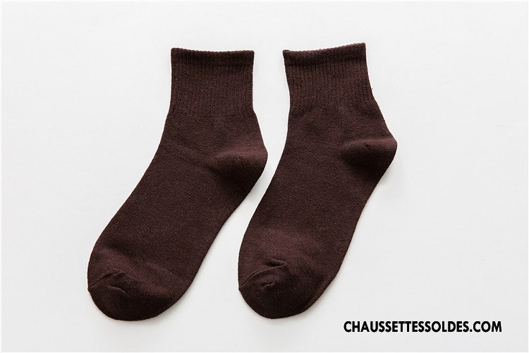 Chaussettes Mi Hautes Homme Chaussette Courte Mouvement Hiver Coton Bio Tous Les Assortis 100% Coton Pure Bleu