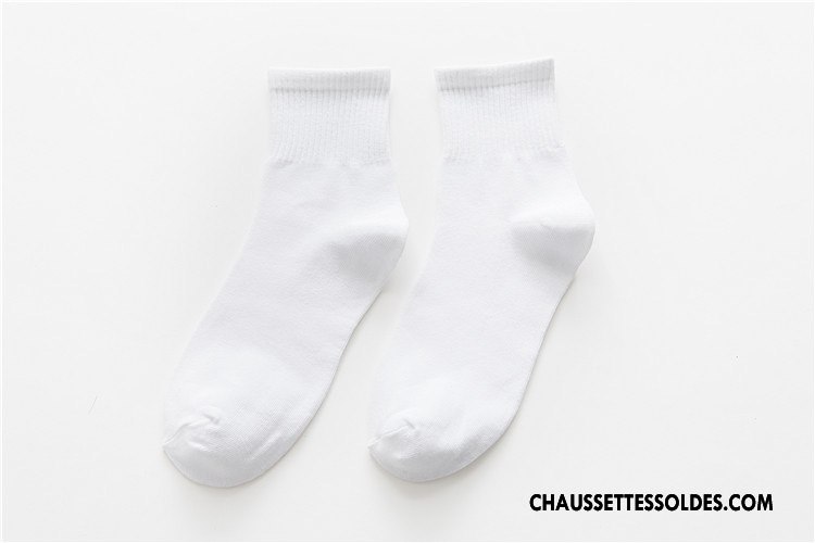 Chaussettes Mi Hautes Homme Chaussette Courte Mouvement Hiver Coton Bio Tous Les Assortis 100% Coton Pure Bleu