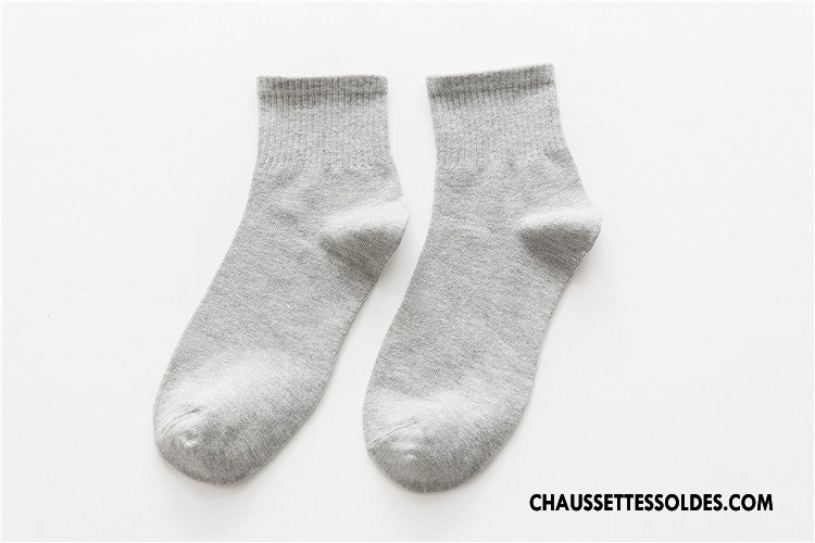 Chaussettes Mi Hautes Homme Chaussette Courte Mouvement Hiver Coton Bio Tous Les Assortis 100% Coton Pure Bleu