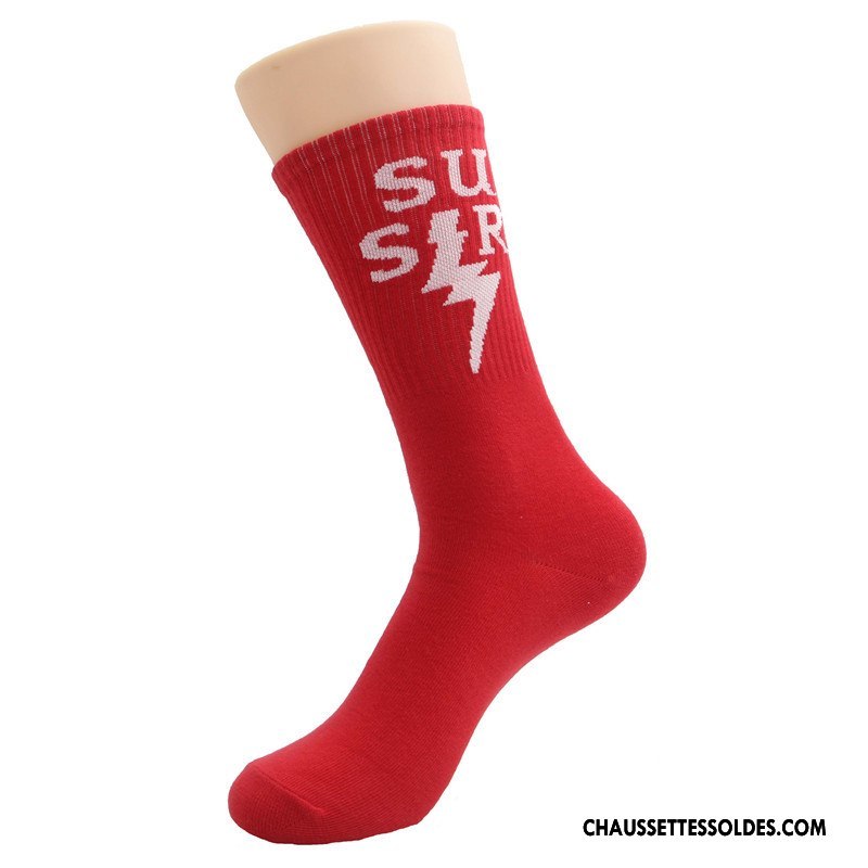 Chaussettes Mi Hautes Homme Coton Bio Femme Général Tendance Blanc