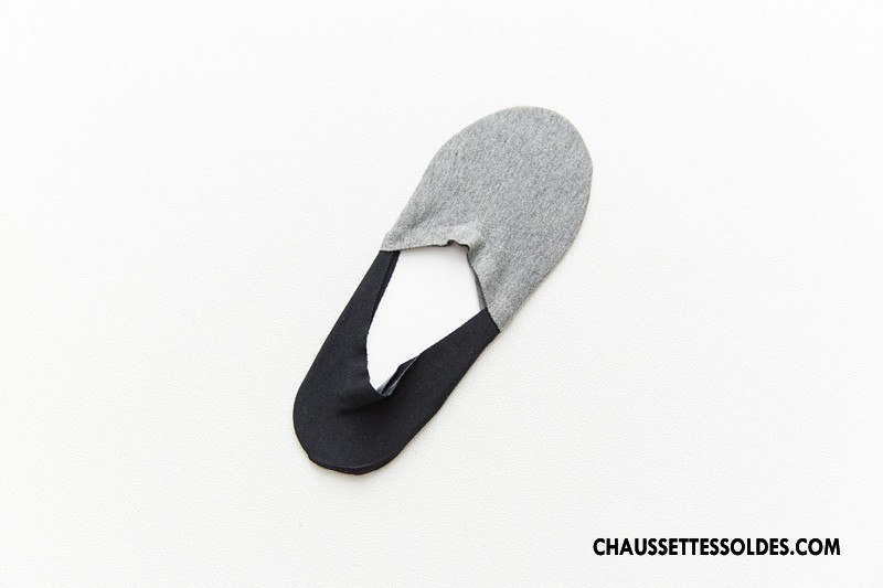 Chaussettes Mi Hautes Homme Coton Bio Mode Chaussette Courte Invisible Été Chaussette Basse Coupée Marron / Brun Clair