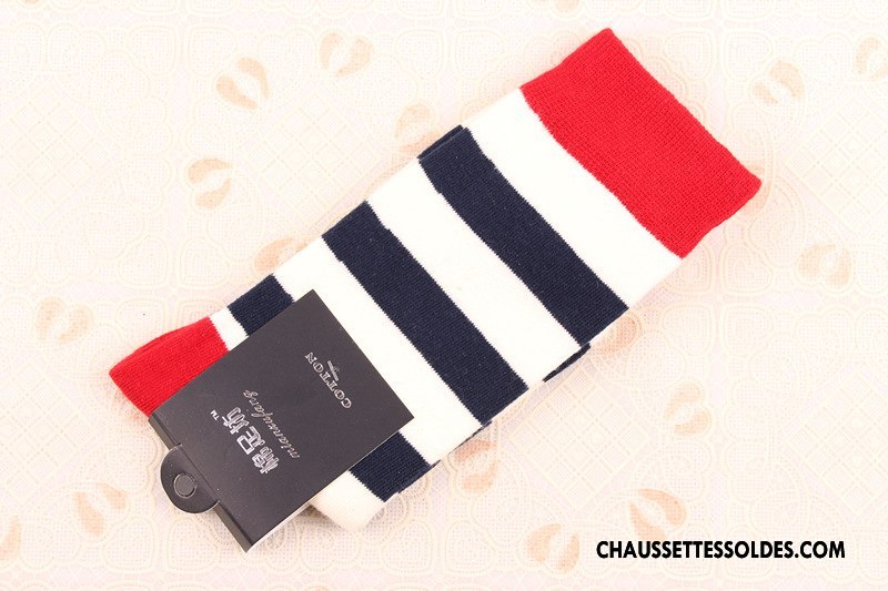 Chaussettes Mi Hautes Homme Coton Bio Modèle Points Milieu Petit Anti-odeur Pure Blanc