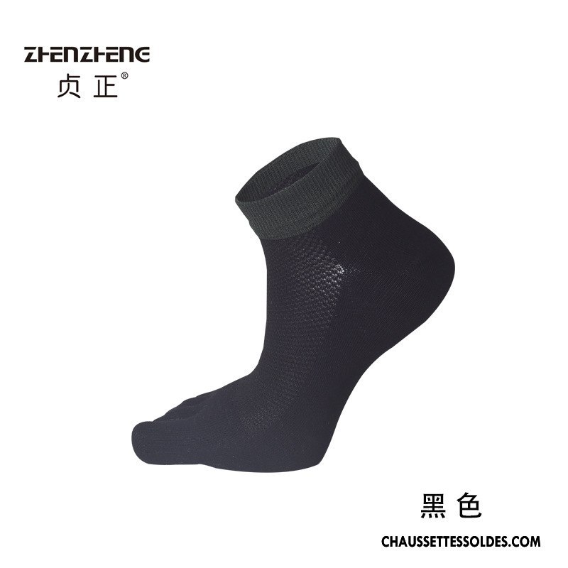Chaussettes Mi Hautes Homme Courte Respirant Chaussettes En Coton Toutes Les Saisons Milieu Engrener Couleurs Mixtes Bleu