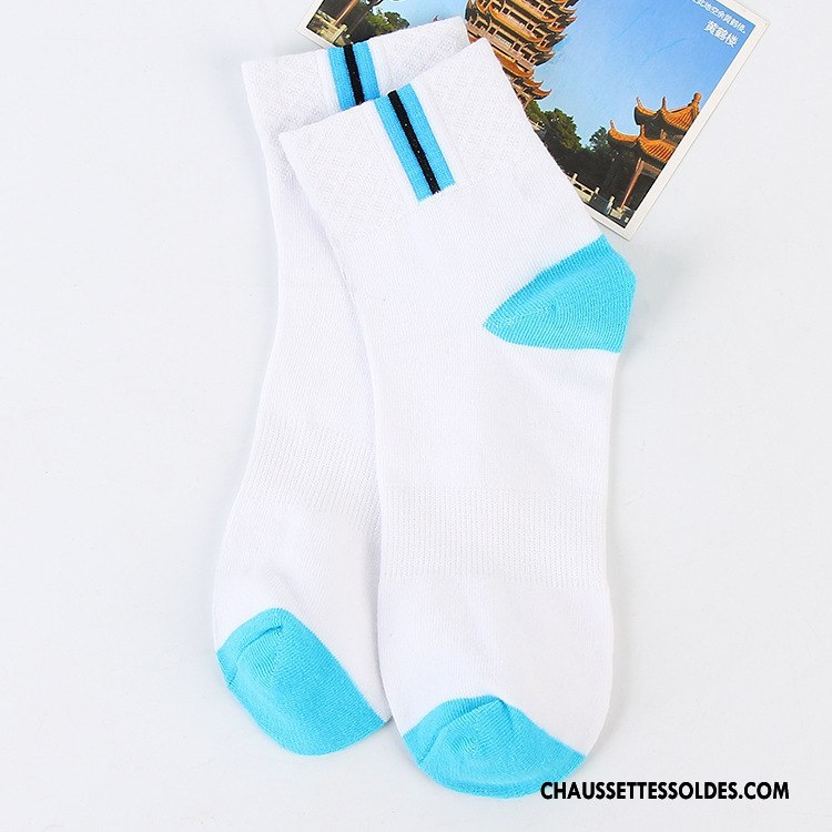 Chaussettes Mi Hautes Homme De Plein Air Basket Mouvement Chaussette Longue Classique Milieu Gris