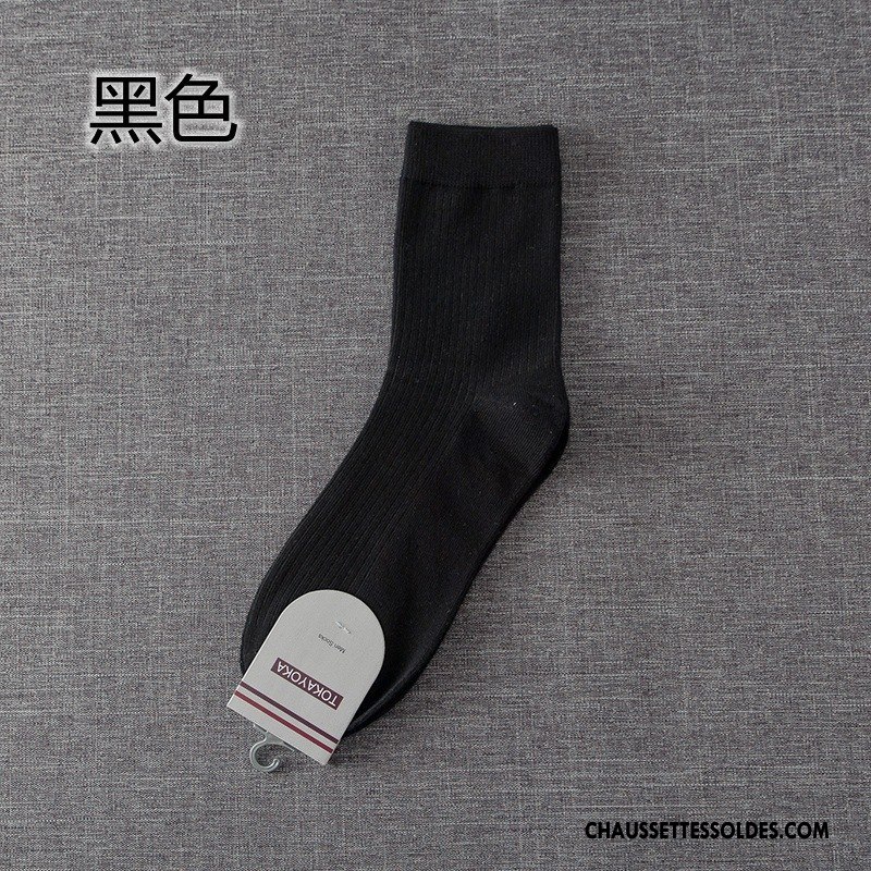 Chaussettes Mi Hautes Homme De Travail Matelassé Coton Bio Haute Qualité Milieu Livraison Gratuite Pure Bleu