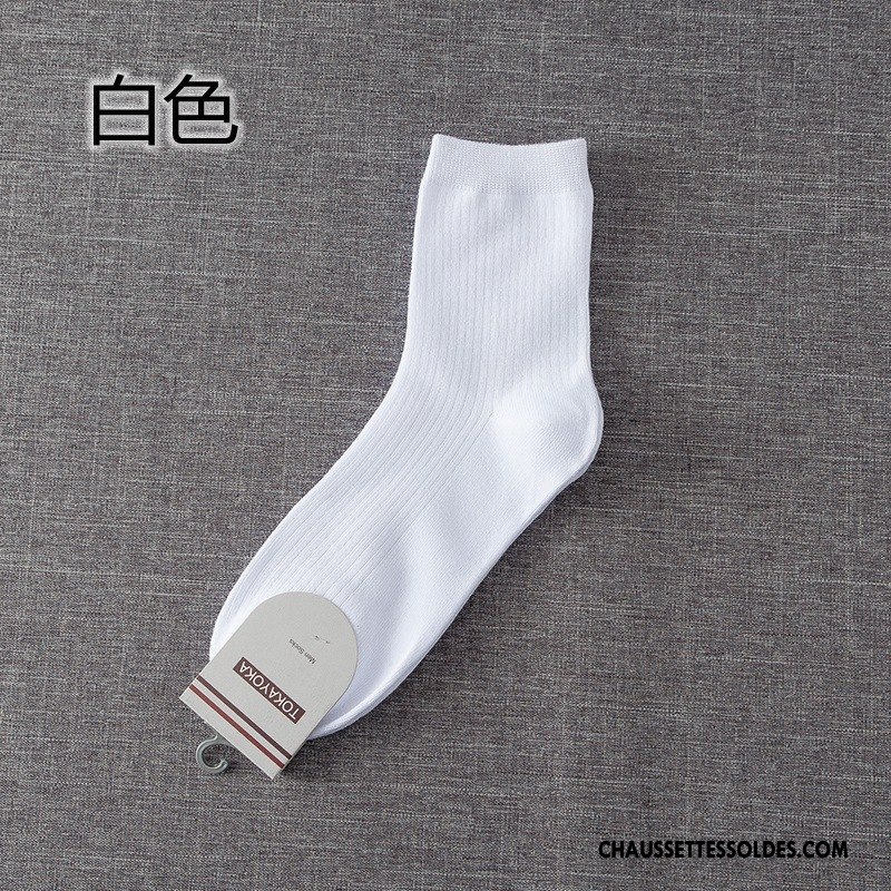 Chaussettes Mi Hautes Homme De Travail Matelassé Coton Bio Haute Qualité Milieu Livraison Gratuite Pure Bleu