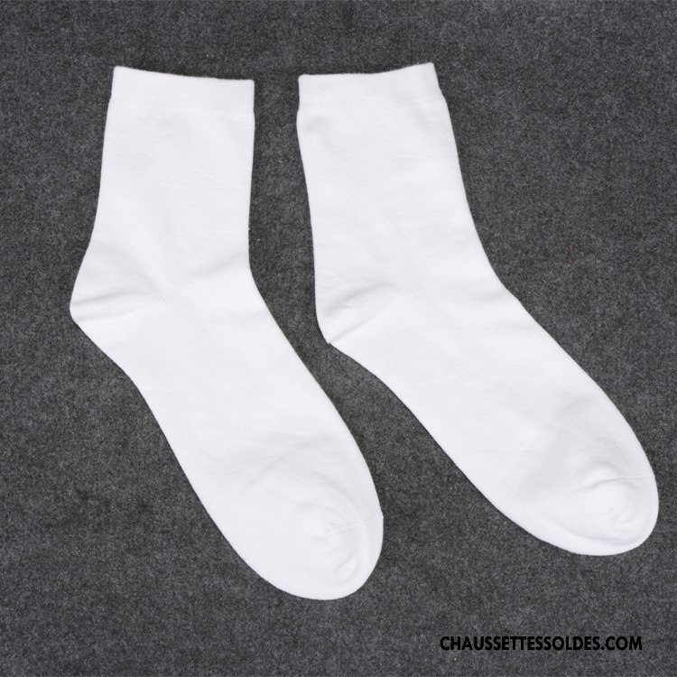Chaussettes Mi Hautes Homme De Travail Milieu Livraison Gratuite Coton Bio Noir