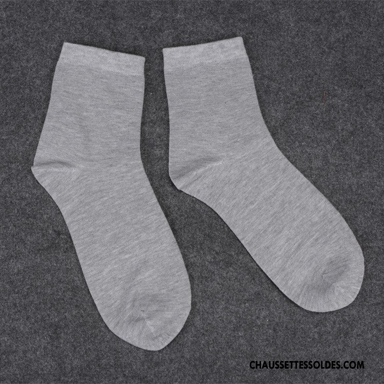 Chaussettes Mi Hautes Homme De Travail Milieu Livraison Gratuite Coton Bio Noir