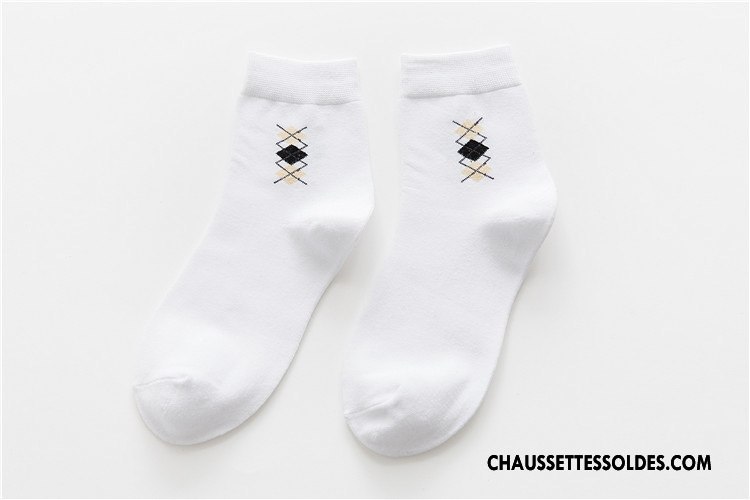 Chaussettes Mi Hautes Homme De Travail Nouveau Coton Bio 100% Coton Chaussette Courte Hiver Marron / Brun