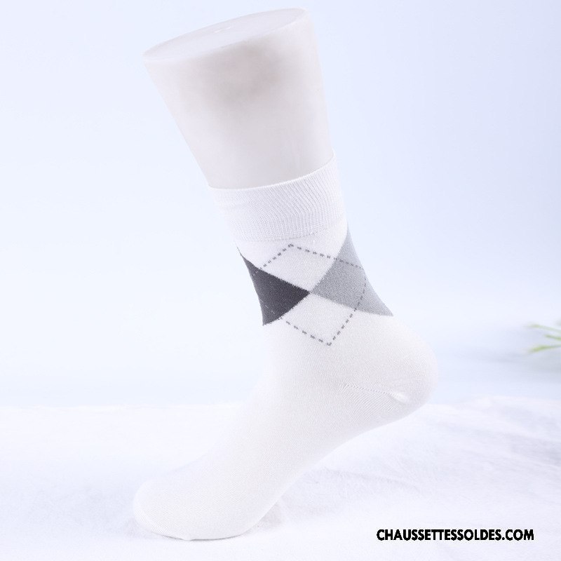 Chaussettes Mi Hautes Homme De Travail Racé Absorber La Sueur Respirant Fibre Bambou Gris