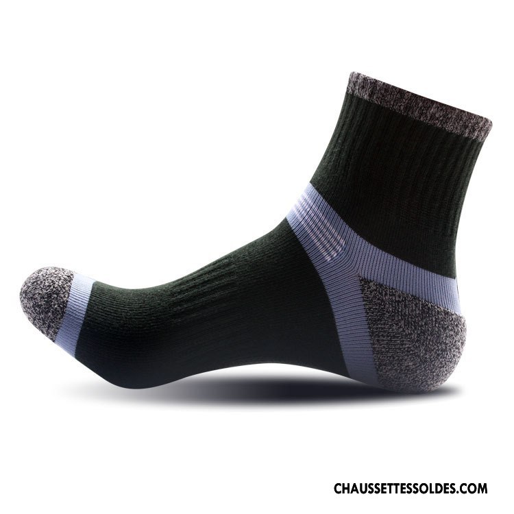 Chaussettes Mi Hautes Homme Escalade Mouvement L'automne Hiver Le Nouveau Milieu Bleu