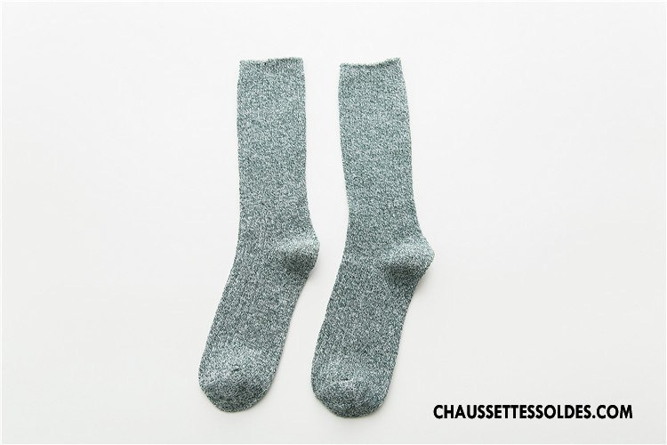Chaussettes Mi Hautes Homme Femme Le Nouveau Milieu Lovers Hiver L'automne Bordeaux