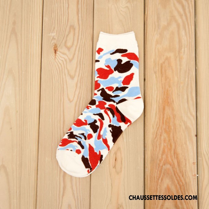 Chaussettes Mi Hautes Homme Gentilhomme Matelassé Hiver L'automne Le Nouveau Milieu Vert