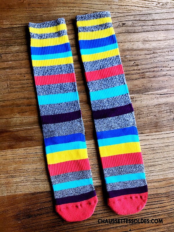 Chaussettes Mi Hautes Homme Grande Taille Mouvement L'automne Le Nouveau Europe Hiver Coloré