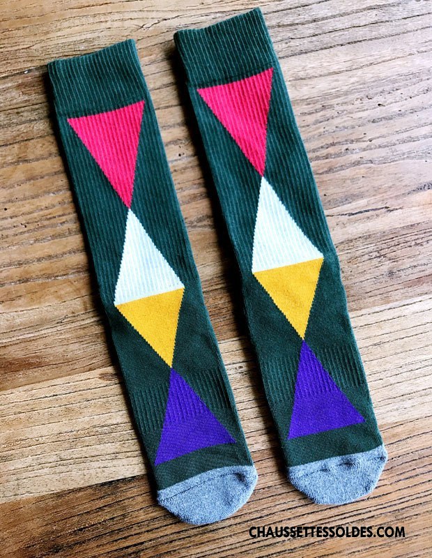 Chaussettes Mi Hautes Homme Grande Taille Mouvement L'automne Le Nouveau Europe Hiver Coloré