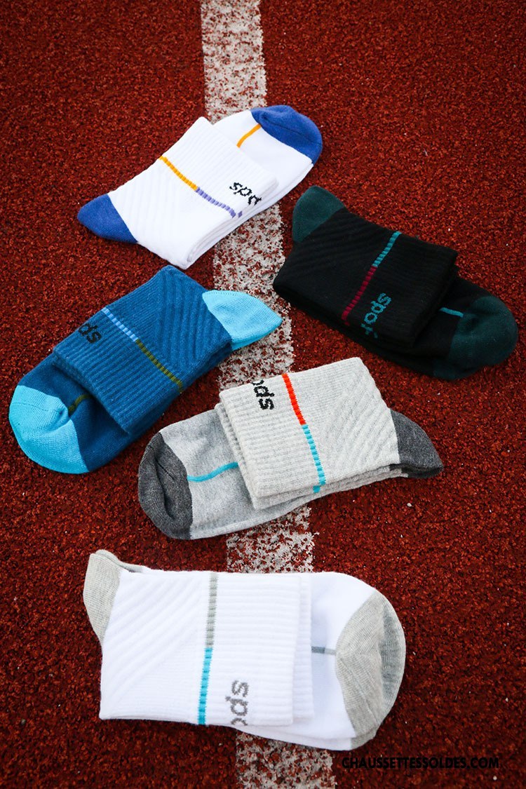 Chaussettes Mi Hautes Homme Hiver De Plein Air Basket L'automne Mouvement Le Nouveau Bleu Marin