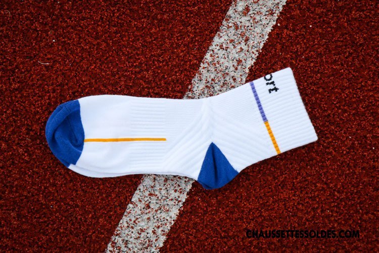 Chaussettes Mi Hautes Homme Hiver De Plein Air Basket L'automne Mouvement Le Nouveau Bleu Marin