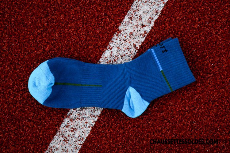 Chaussettes Mi Hautes Homme Hiver De Plein Air Basket L'automne Mouvement Le Nouveau Bleu Marin