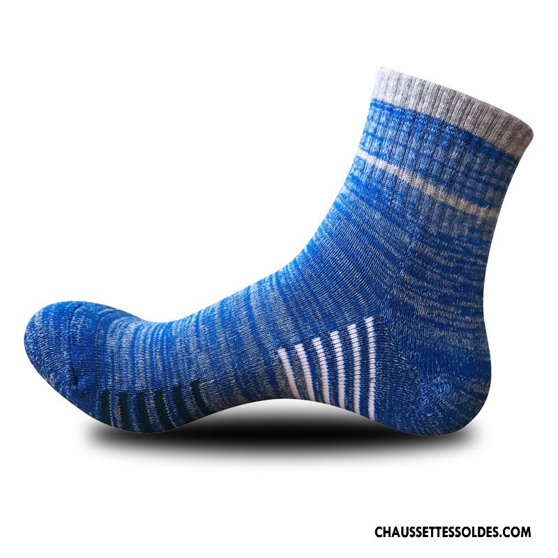 Chaussettes Mi Hautes Homme Hiver Le Nouveau Escalade L'automne Mouvement Renforcé Gris