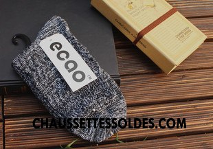 Chaussettes Mi Hautes Homme Hiver Milieu L'automne En Maille Nation Gris