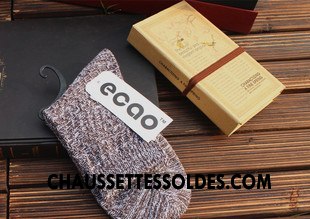 Chaussettes Mi Hautes Homme Hiver Milieu L'automne En Maille Nation Gris