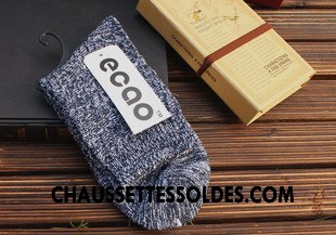 Chaussettes Mi Hautes Homme Hiver Milieu L'automne En Maille Nation Gris