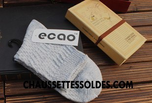 Chaussettes Mi Hautes Homme Hiver Milieu L'automne En Maille Nation Gris