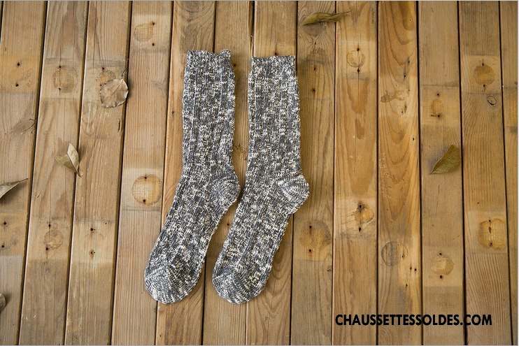 Chaussettes Mi Hautes Homme L'automne Casual Lovers Femme Nouvelles Arrivées Style National Marron / Brun