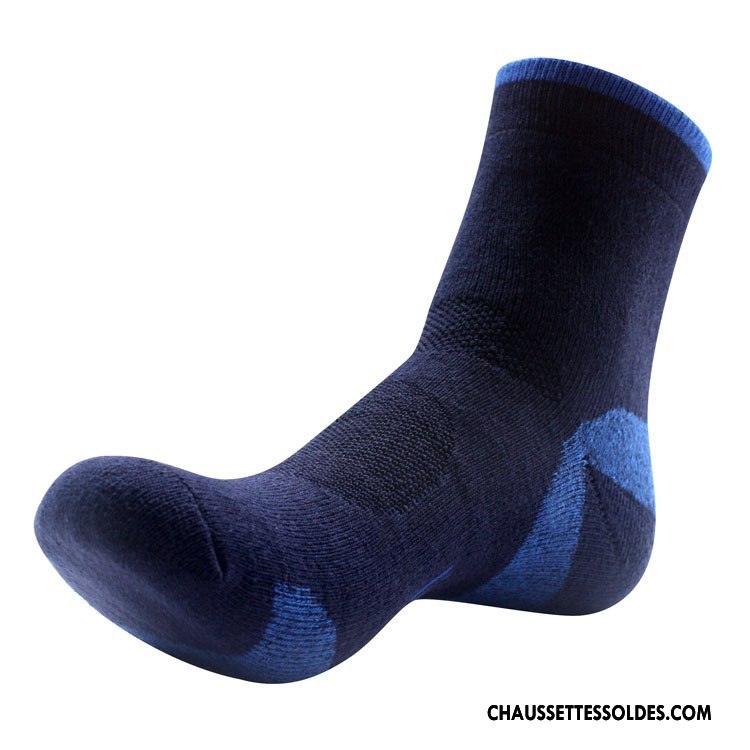 Chaussettes Mi Hautes Homme L'automne Mouvement Hiver Milieu Renforcé De Plein Air Marron / Brun