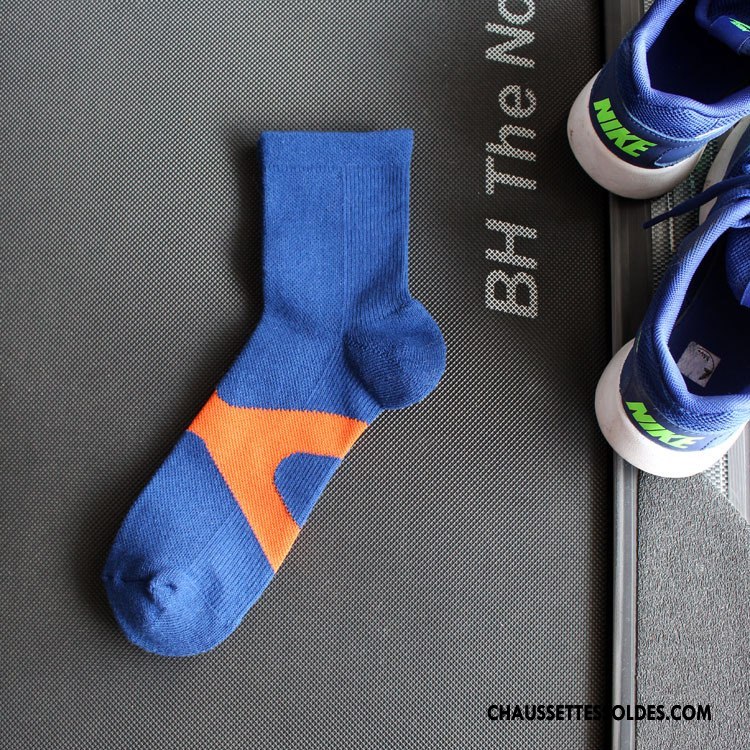 Chaussettes Mi Hautes Homme Le Nouveau Basket De Plein Air Escalade Mouvement Bleu