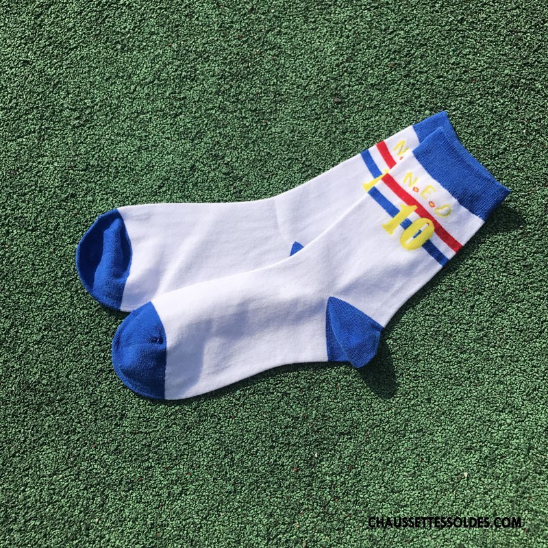 Chaussettes Mi Hautes Homme Le Nouveau Casual Tendance Matelassé Milieu Mouvement Vert