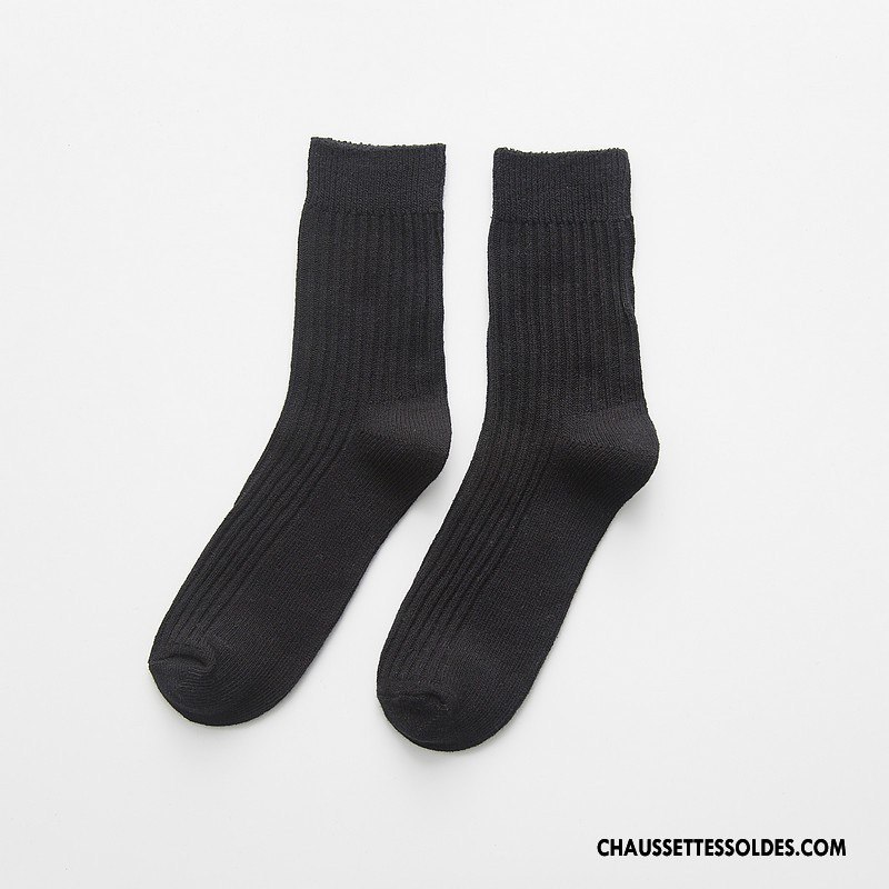 Chaussettes Mi Hautes Homme Le Nouveau Chaussettes En Coton Bleu