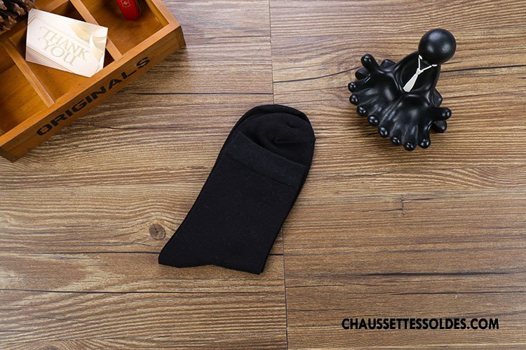Chaussettes Mi Hautes Homme Le Nouveau Chaussettes En Coton Milieu De Travail Casual Gris