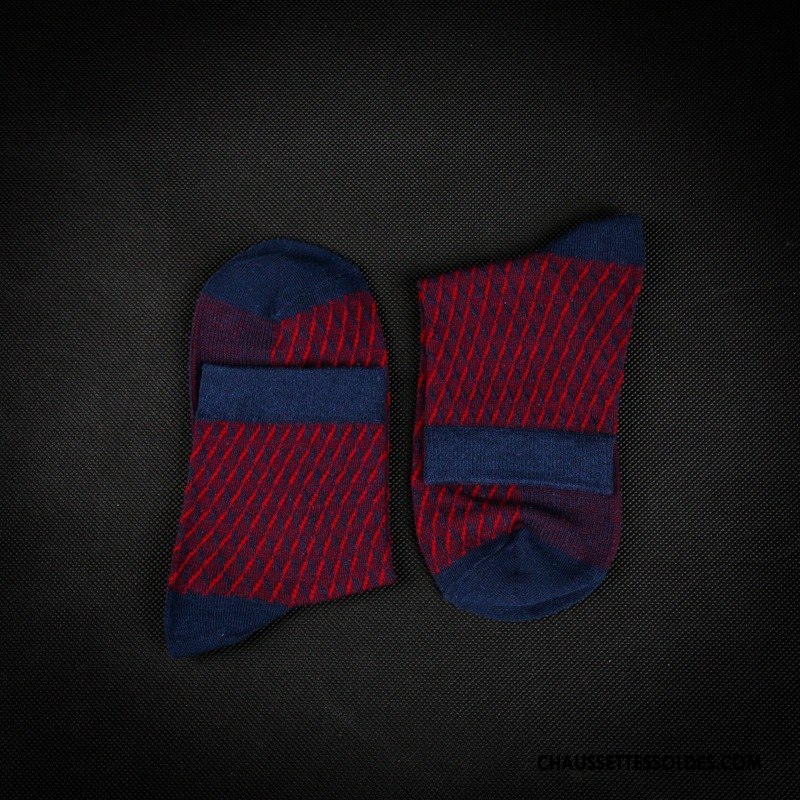 Chaussettes Mi Hautes Homme Le Nouveau L'automne Matelassé Hiver De Travail Milieu Bordeaux
