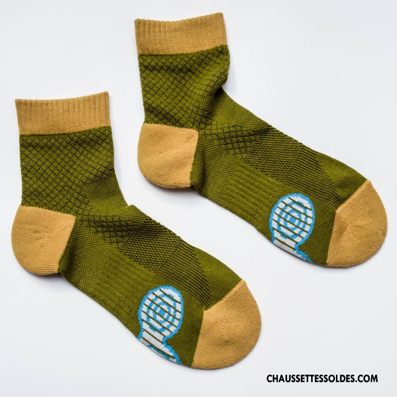 Chaussettes Mi Hautes Homme Le Nouveau Légèrement Running Yoga 100% Coton Renforcé Marron / Brun