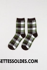 Chaussettes Mi Hautes Homme Le Nouveau Tendance Milieu Matelassé Gentilhomme L'automne Marron / Brun