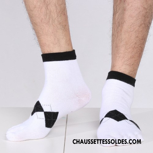 Chaussettes Mi Hautes Homme Livraison Gratuite Antibactérien Coton Bio 100% Coton Cinq Doigts Noir