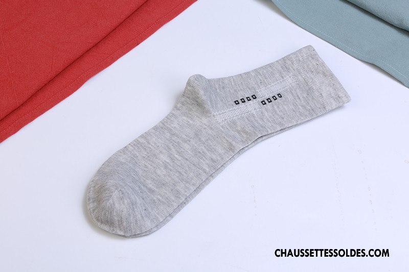 Chaussettes Mi Hautes Homme Longue De Travail Milieu Hiver L'automne Casual Gris