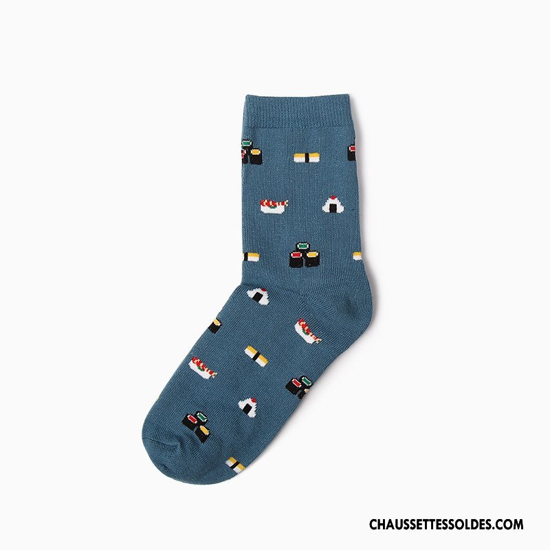 Chaussettes Mi Hautes Homme Lovers Dame Créatif Nouvelles Arrivées Courte Dessin Animé Marron / Brun